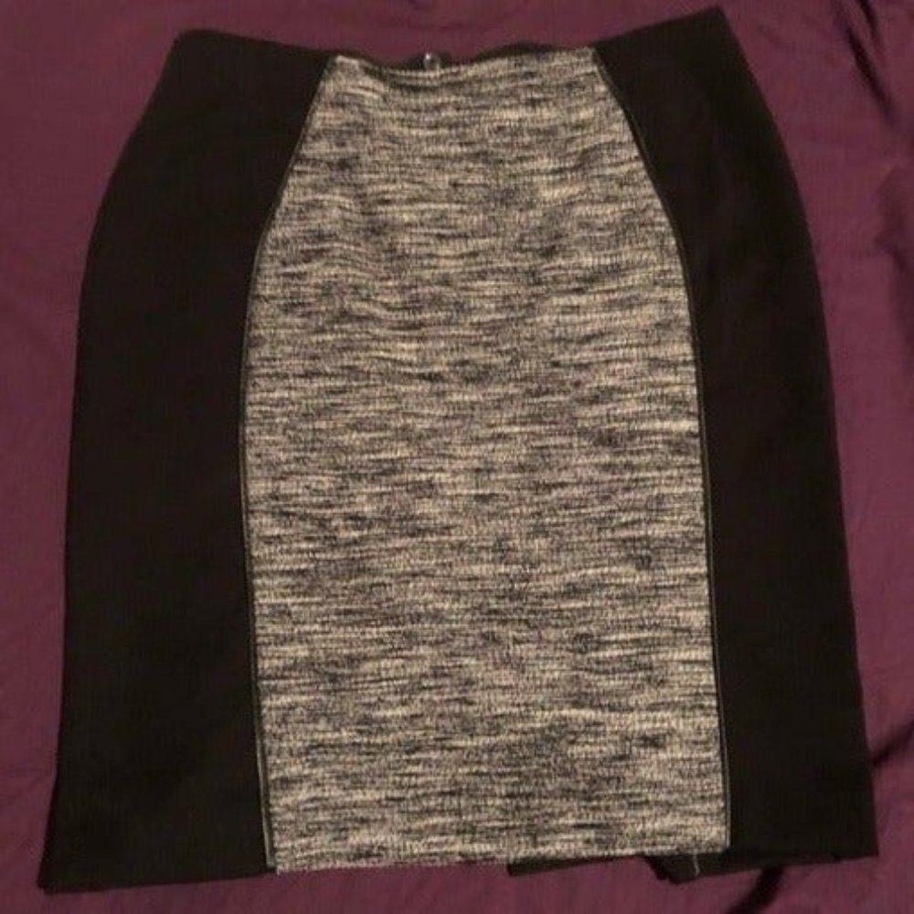 Black and grey H&M pencil skirt 8